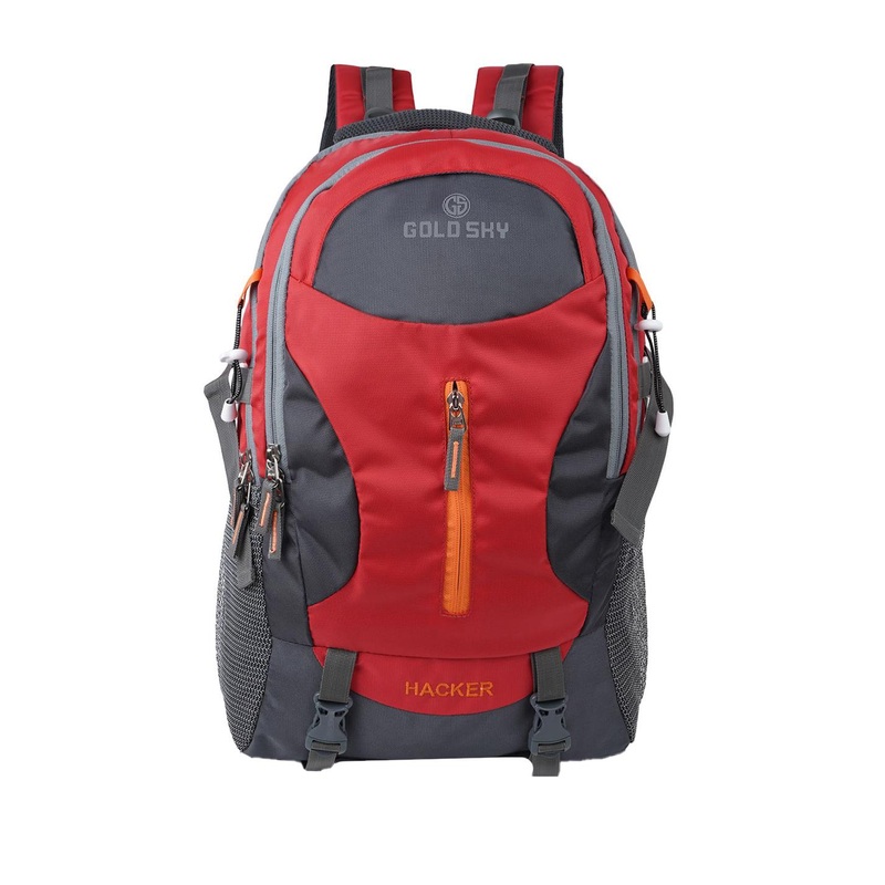 GOLD SKY Men Colourblocked Backpack with Hip Strap
