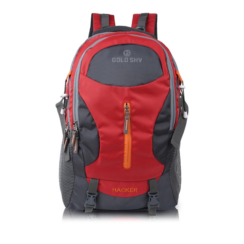 GOLD SKY Men Colourblocked Backpack with Rain Cover