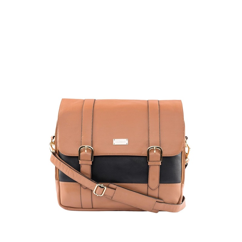 Klasse Men Non-Padded Leather Laptop Bag With One Handle