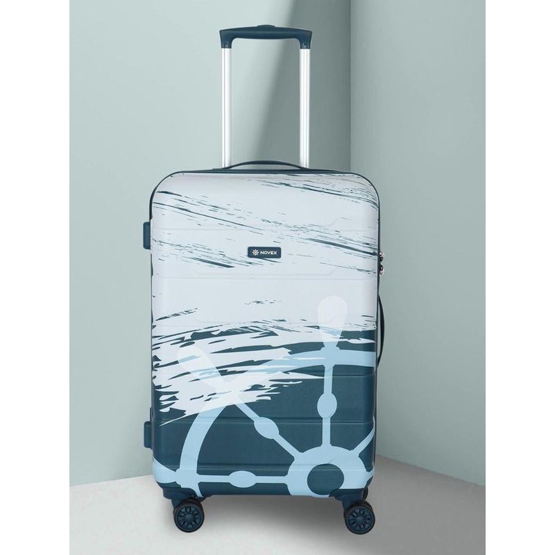 NOVEX Printed Hard-Sided Cabin Trolley Bag