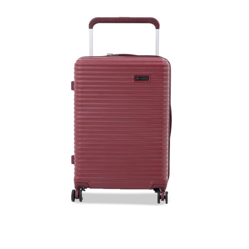 NOVEX Textured Hard-Sided Water-Resistant Cabin Trolley Bag
