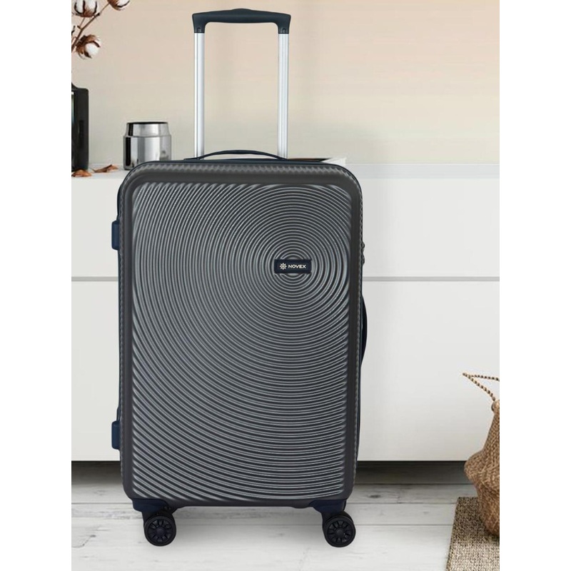 NOVEX Textured Hard-Sided Water-Resistant Large Trolley Bag