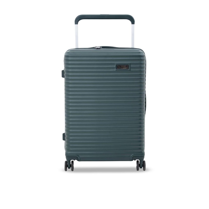 NOVEX Textured Hard-Sided Water-Resistant Medium Trolley Bag