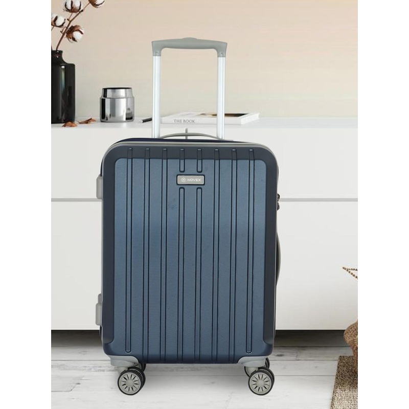 NOVEX Textured Medium Hard-Sided Trolley Suitcase