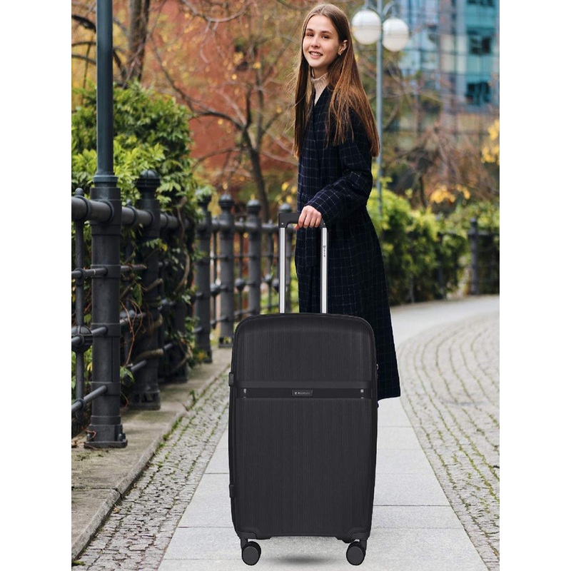 Polo Class  Textured Hard-Sided Large Trolley Bag