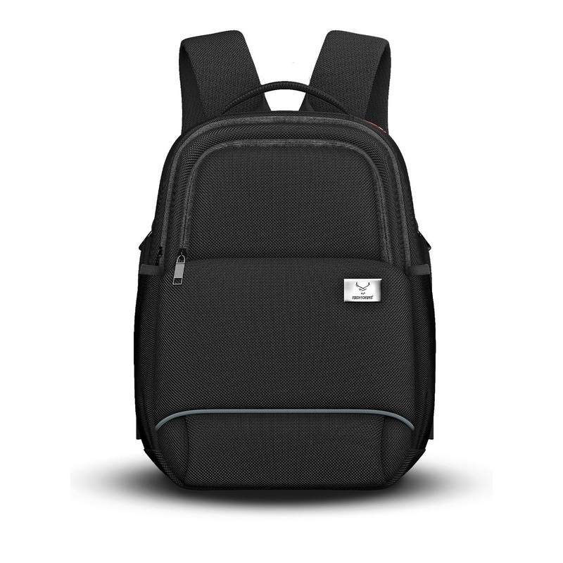 REDHORNS Unisex Contrast Detail Backpack with Anti-Theft