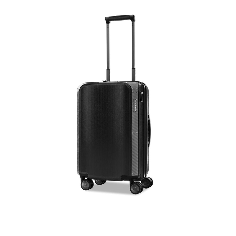 Samsonite Fanthom Textured Lightweight  Hard-Sided Small Cabin Trolley Bag