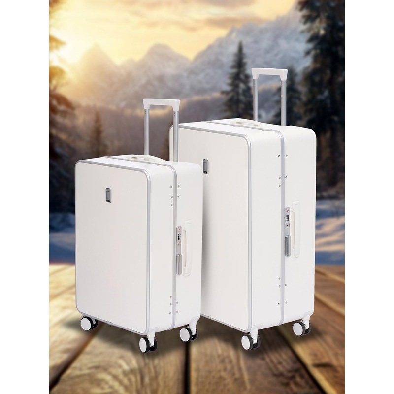 SWISS MILITARY Lorenzo PC Set Of 2 Theft-Proof Hard-Sided Trolley Suitcase