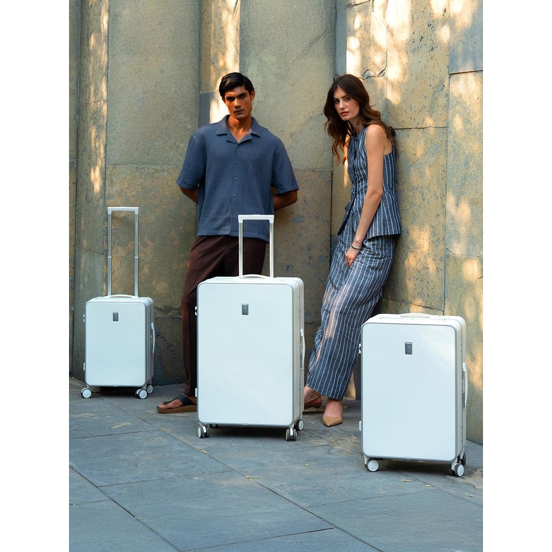 SWISS MILITARY Set Of 3 Lorenzo PC Hard-Sided Trolley Suitcase