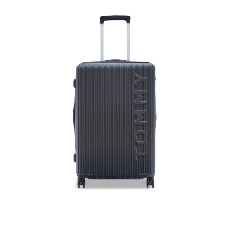 Tommy Hilfiger Empire Plus Textured Hard-Sided Water-Resistant Medium Trolley Bag