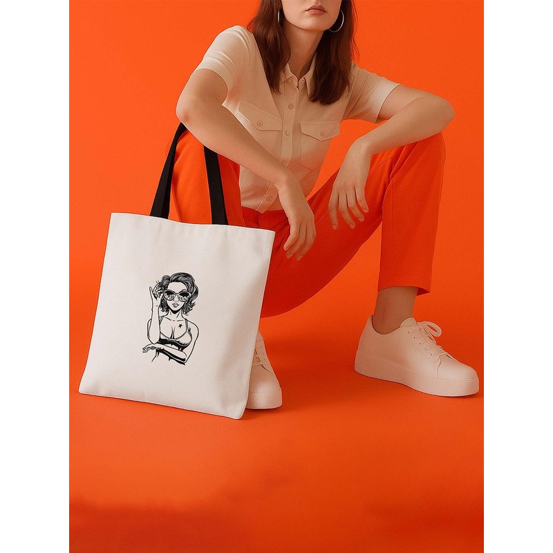 ARTBUG Unisex Graphic Printed Shopper Tote Handbags