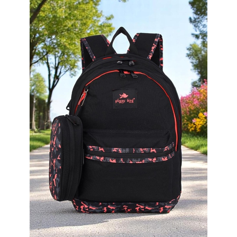 ECHOBOOMERS Unisex Backpack 4 Compartment Water-Resistant Bag