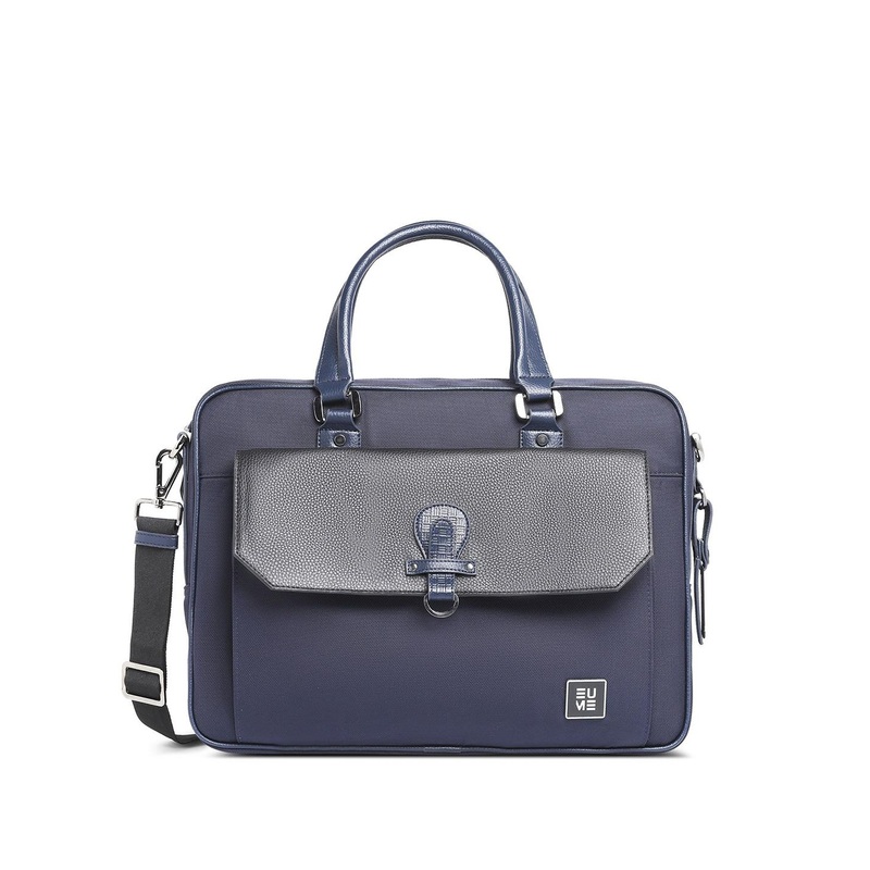 EUME Unisex Solid Up to 16 inch Detachable Sling Strap Laptop Bag