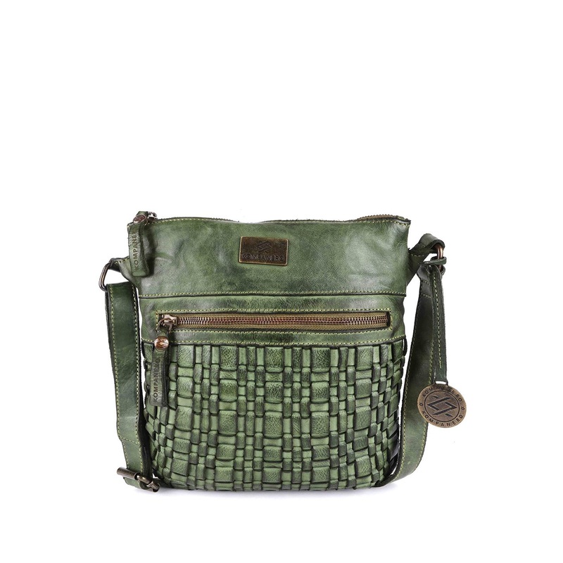 KOMPANERO Unisex Textured Messenger Bag