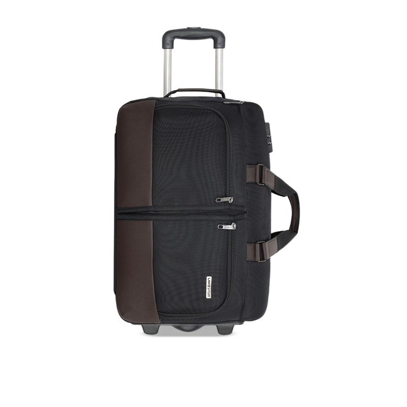 LAVIE SPORT Brown Soft Sided Medium Trolley Duffle Bag