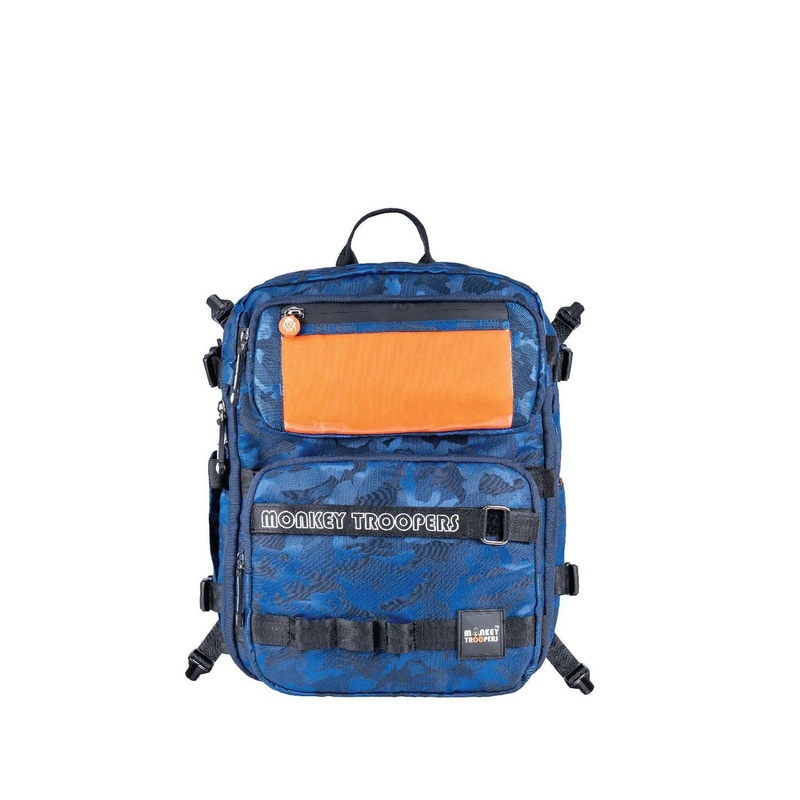 MONKEY TROOPERS Unisex Padded Mesh Backpack