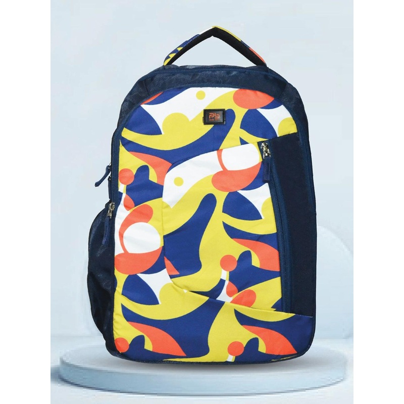 PB Pearlbags Unisex Colourblocked Backpack