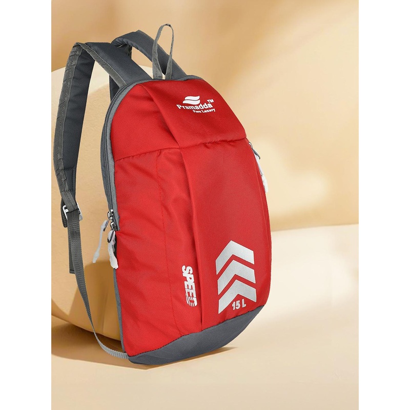 Pramadda Pure Luxury Brand Logo Printed Backpack