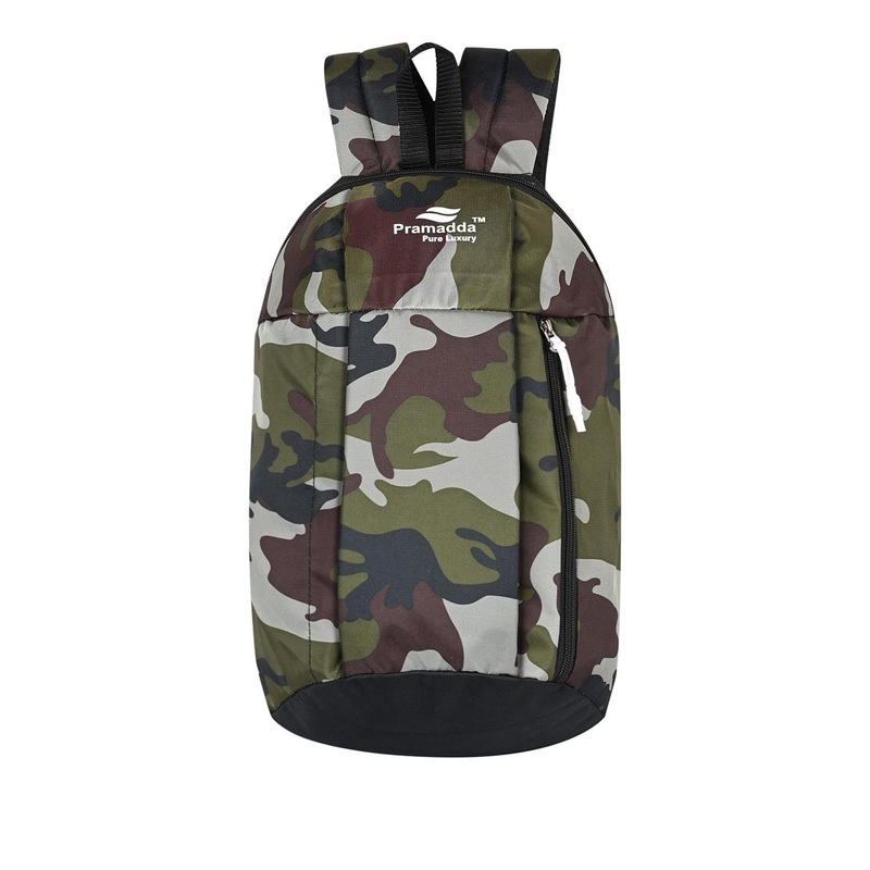 Pramadda Pure Luxury Men Camouflage Printed Backpack