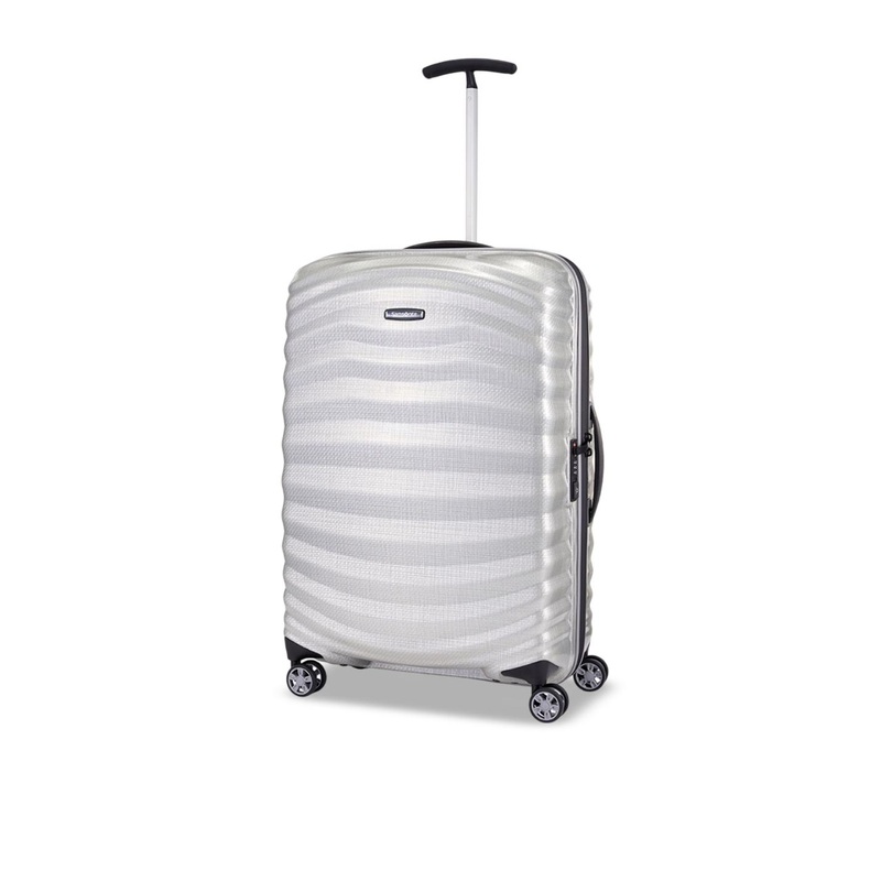 Samsonite Lite-Shock Sport Striped Hard-Sided Water-Resistant Medium Trolley Bag