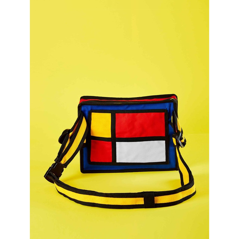 Tokike Unisex Colourblocked Messenger Bag