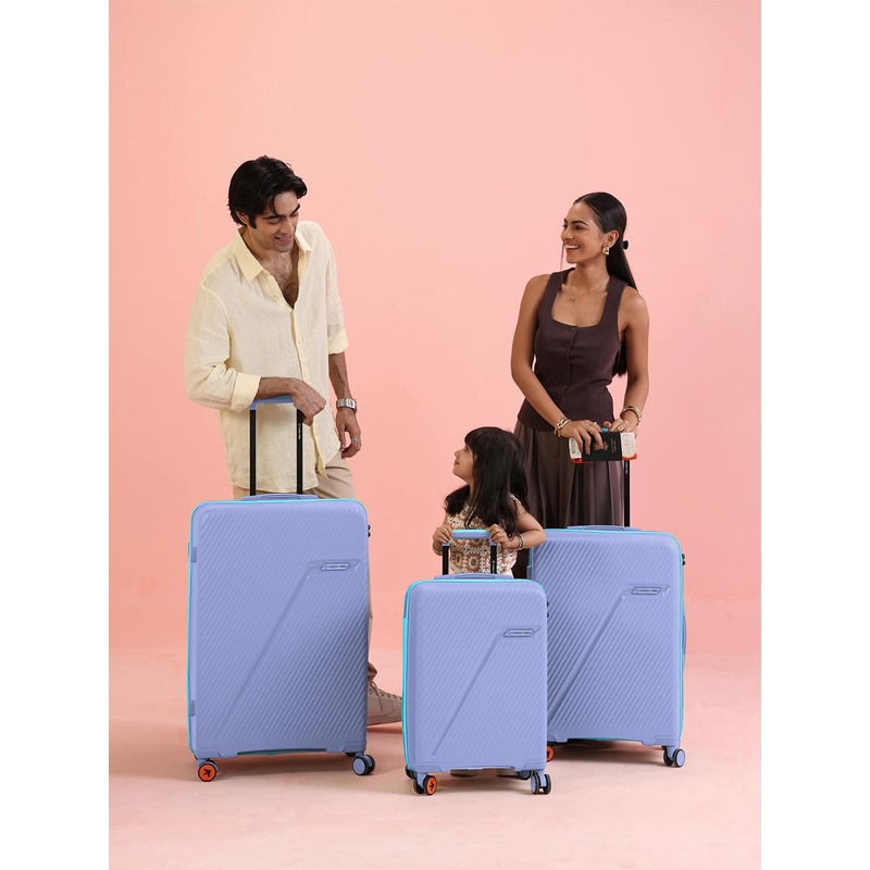 Nasher Miles Set Of 3 Montreal Hard Luggage Trolley Bag