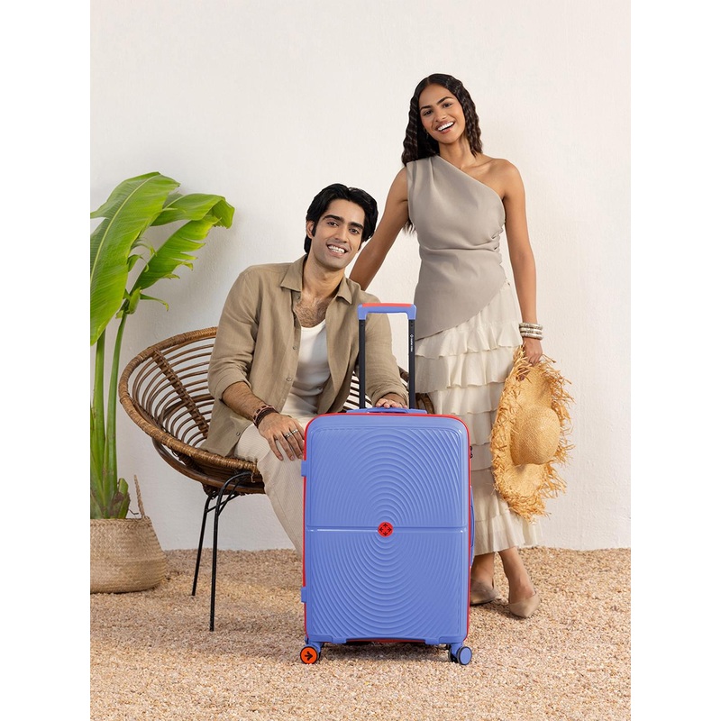 Nasher Miles Textured Hard-Sided Large Trolley Bag