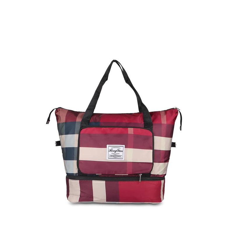 Polo Class Unisex Checked Structured Handheld Bag