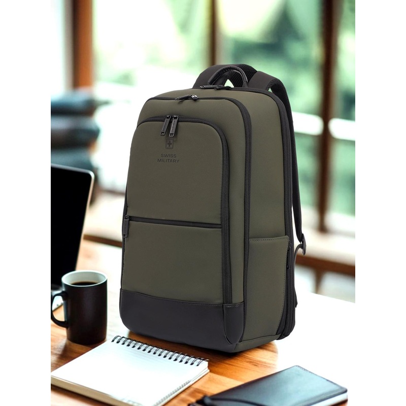 SWISS MILITARY Unisex Onyx Laptop Backpack