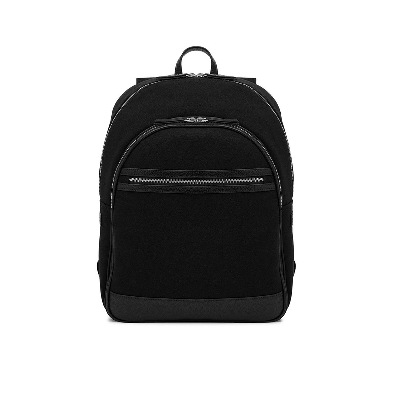 Velpaso Unisex Solid Canvas Casual Backpack