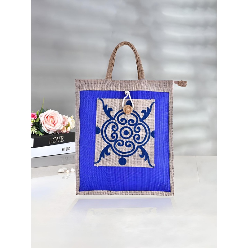 Aura Unisex Ethnic Motifs Printed Shopper Tote Bag