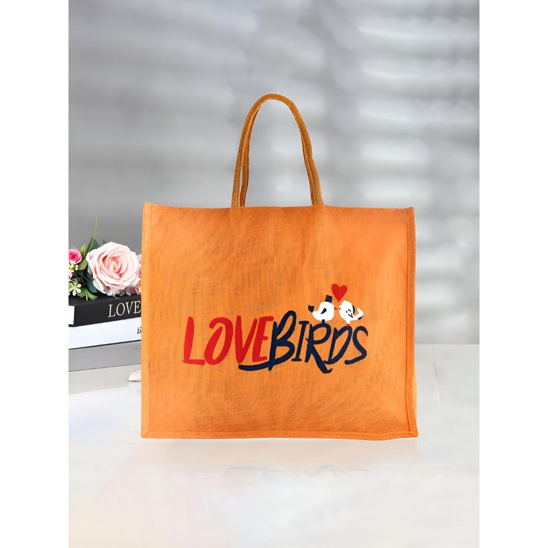 Aura Unisex Typography Printed Shopper Tote Bag