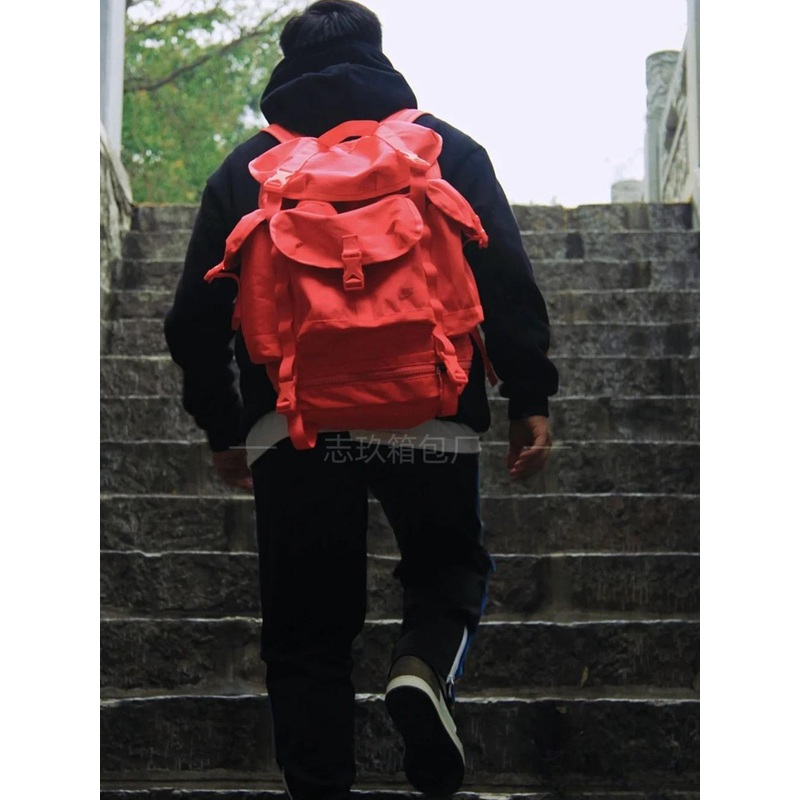 Mast & Harbour Men Solid Canvas Backpack with Multi Pockets