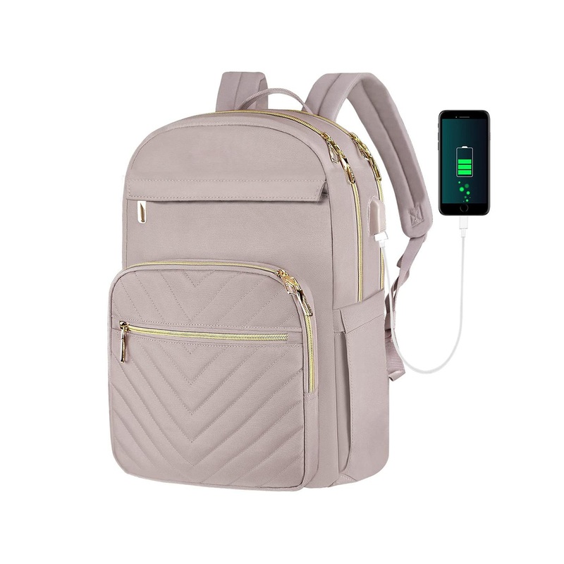 Mast & Harbour Men USB Charging Port Backpack