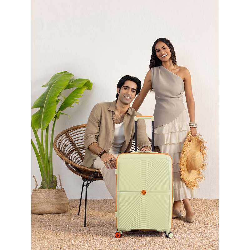 Nasher Miles Bali Textured Hard Sided Large Trolley Bag