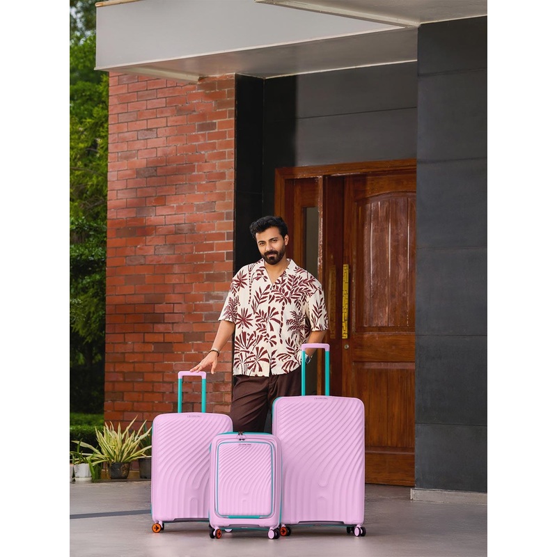 Nasher Miles Capri Hard-Sided Polypropylene Luggage Set of 3 Trolley Bag