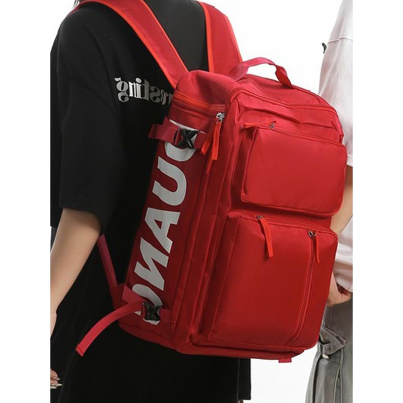 StyleCast x Revolte Men Typography Printed Large Backpack