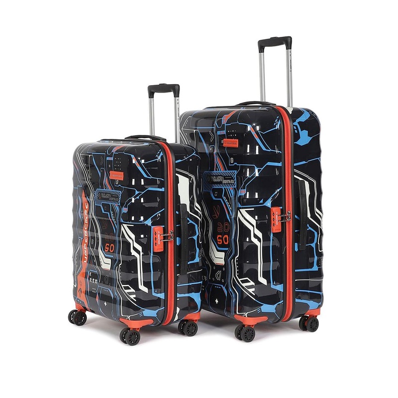 uppercase Cyber Set of 2 Punk Hard Luggage Trolley Bag