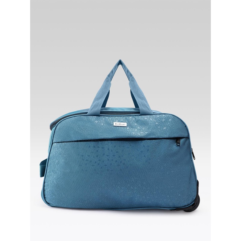 BAD HABIT Unisex Self-Design Medium Duffel Trolley Bag – 45.0 L