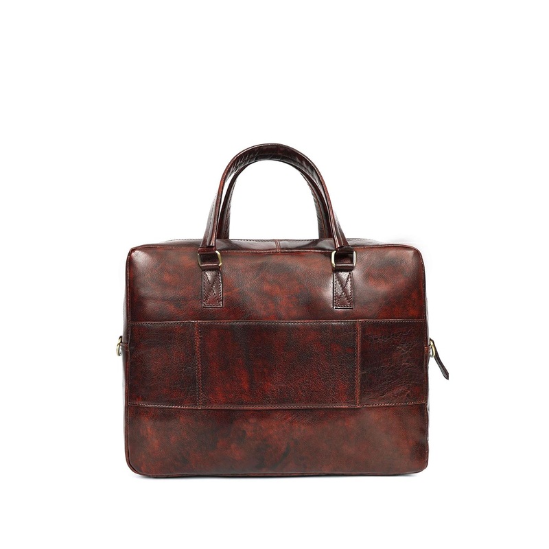 Celtic Unisex Textured Leather Laptop Sleeve