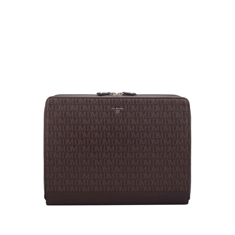 Da Milano Men Leather Laptop Sleeve