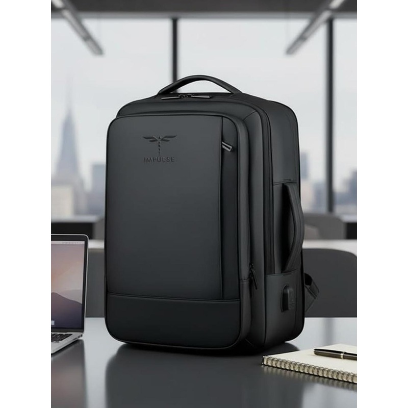 Impulse Unisex Backpack with USB Charging Port