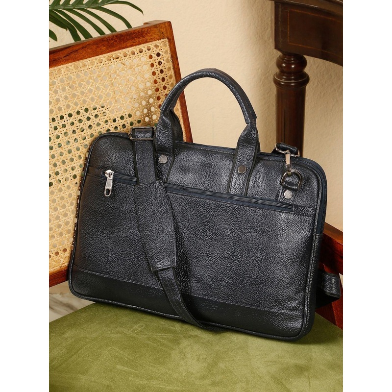 Kosher Unisex Leather Laptop Bag