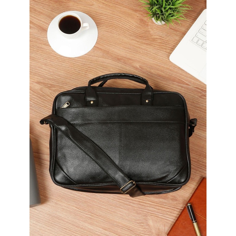Kosher Unisex Synthetic Leather Laptop Bag
