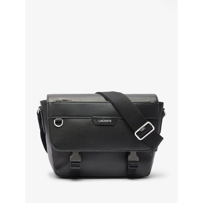 Lacoste Men Leather Messenger Bag