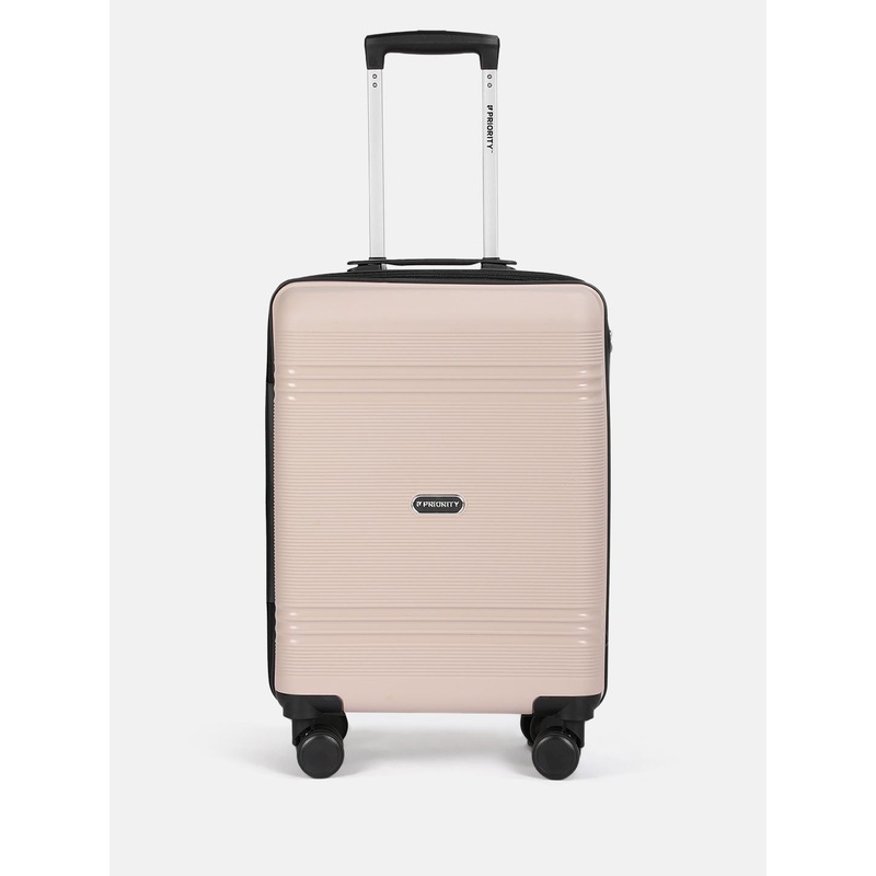 Priority Unisex Textured 360 Degree Rotation Hard Cabin Trolley Bag – 48.38 L