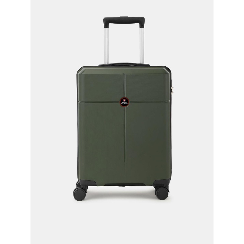 SWISS MILITARY Jazz 3-Dial Lock & 360 Rotatable Wheels Hard-Sided Cabin Trolley Bag