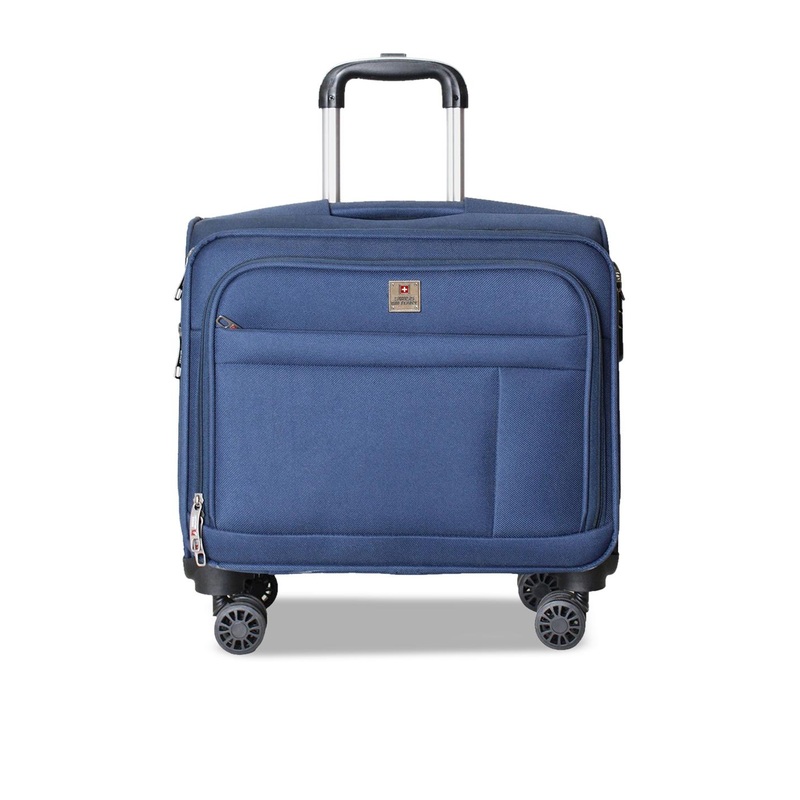 SWISS MILITARY Parker Pro Laptop Compartment Soft-Sided Cabin Trolley Bag