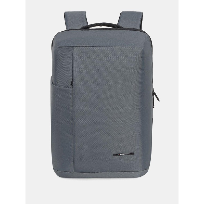 SWISS MILITARY Unisex Solid Backpack With Anti-Theft