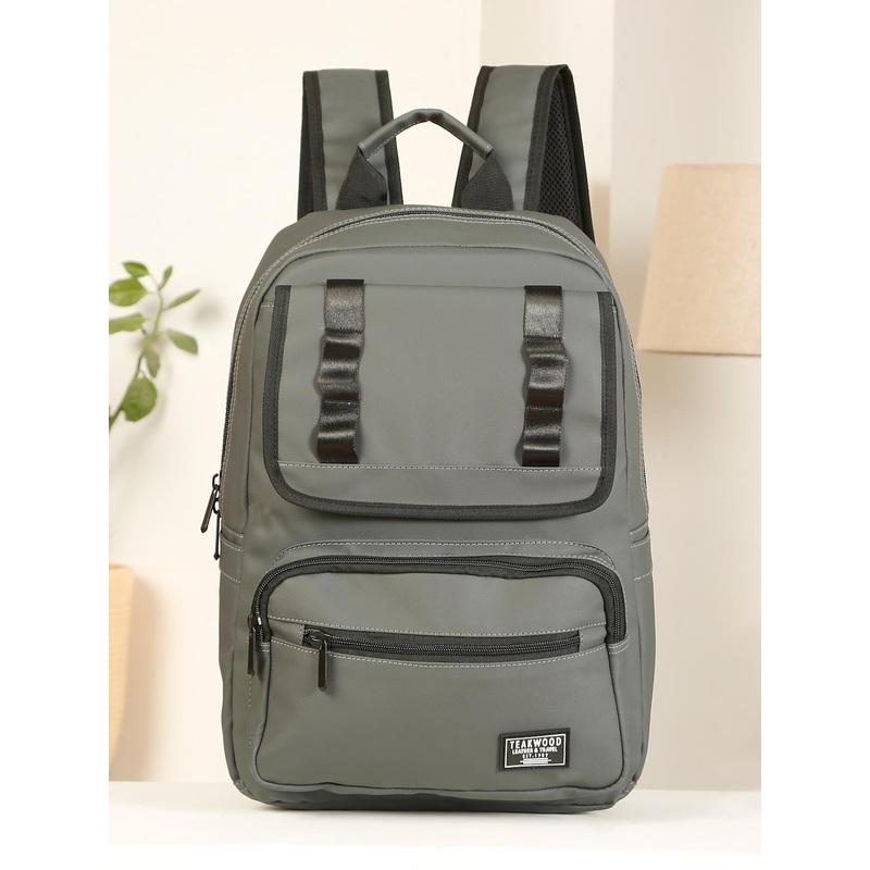 Teakwood Leathers Unisex 15 Inch Laptop Backpack with Daisy Chains